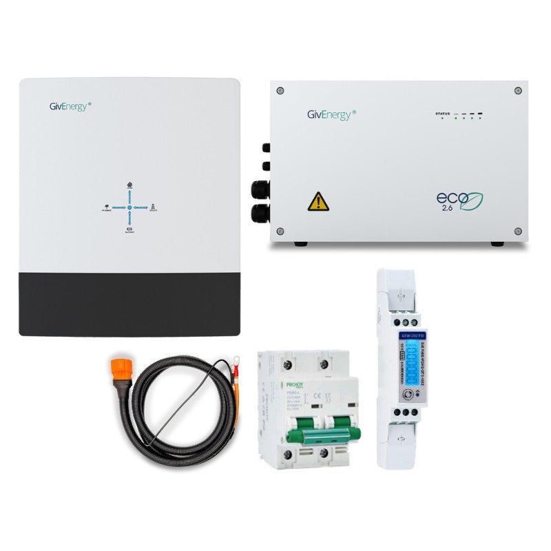 Solar PanelsGivEnergy Gen3 5.0kW Hybrid with 2.6kWh Battery Package - hubPOWER