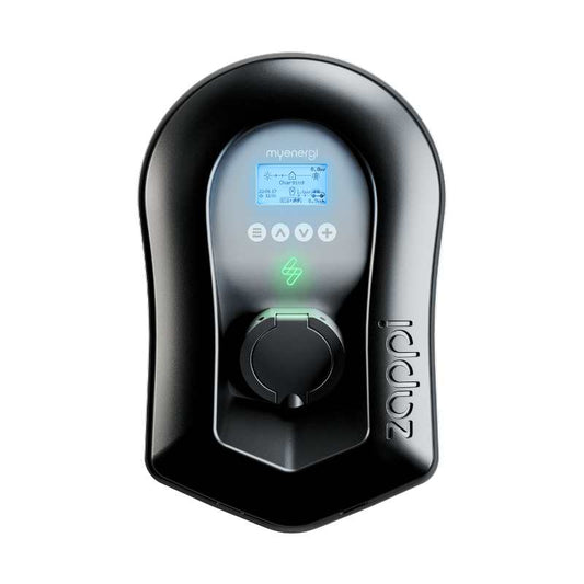 EV Chargermyenergi zappi ZAPPI-2H07UB EV Charge Point 7kW Eco-Smart Single Phase Untethered Black - hubPOWER